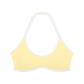 Women's yellow halter top