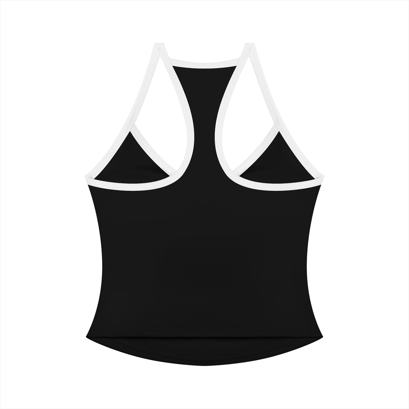 Womens black yoga tank top