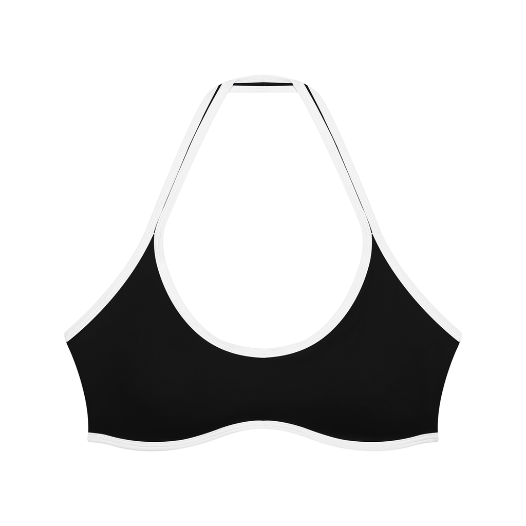 Women's black halter top