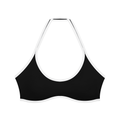 Women's black halter top
