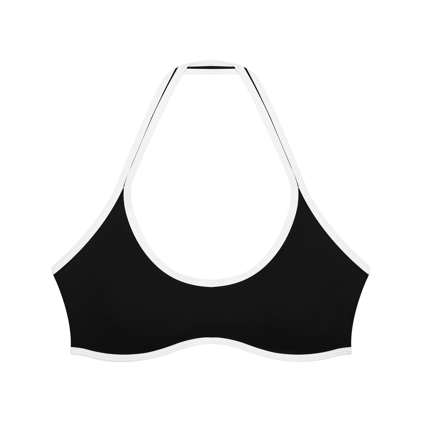 Women's black halter top