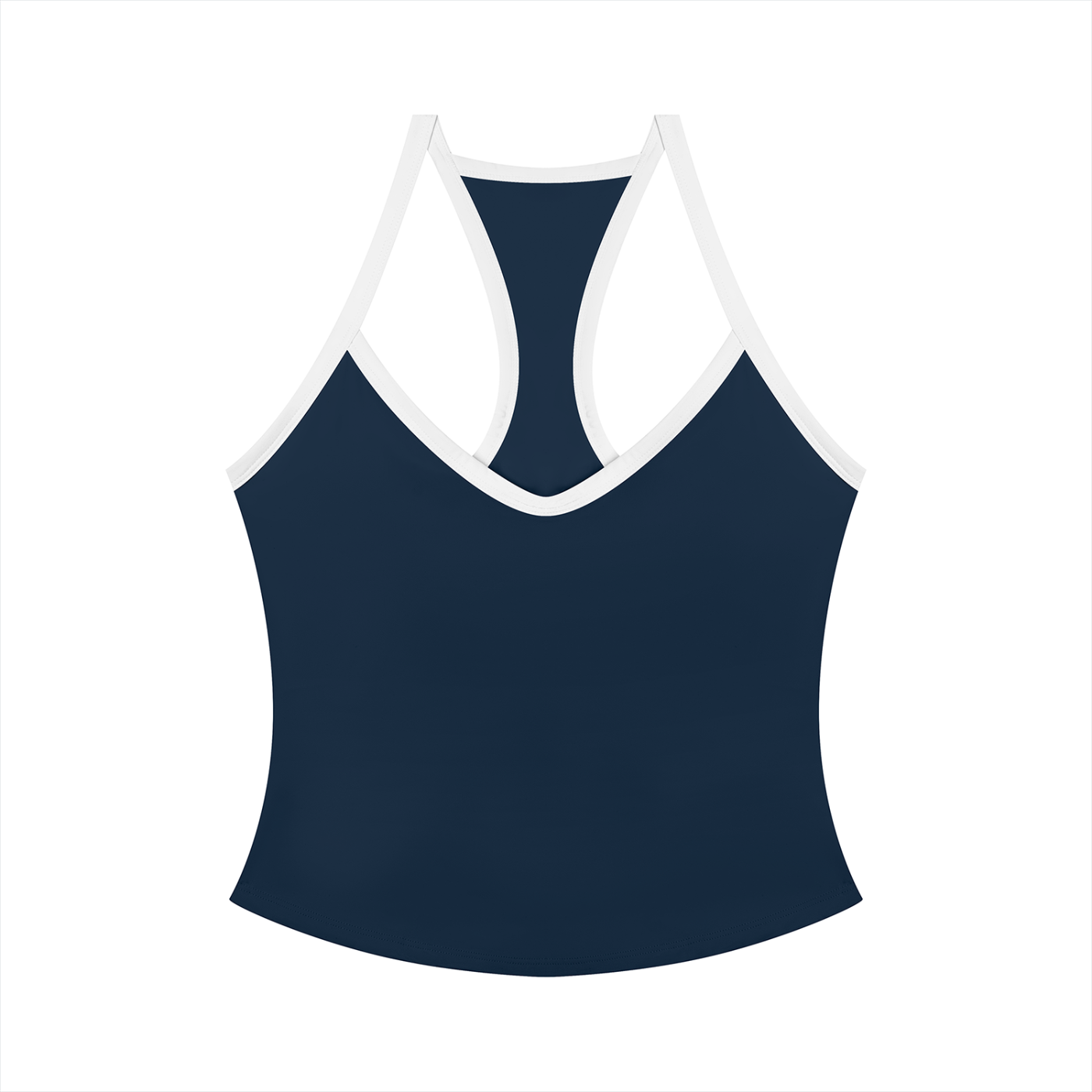 Women’s navy blue yoga tank top