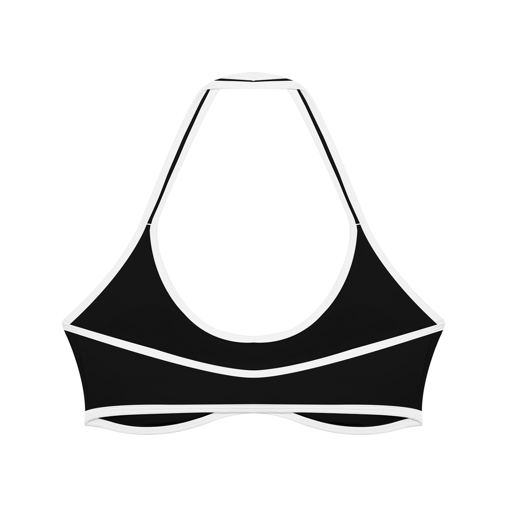 Women's black halter top