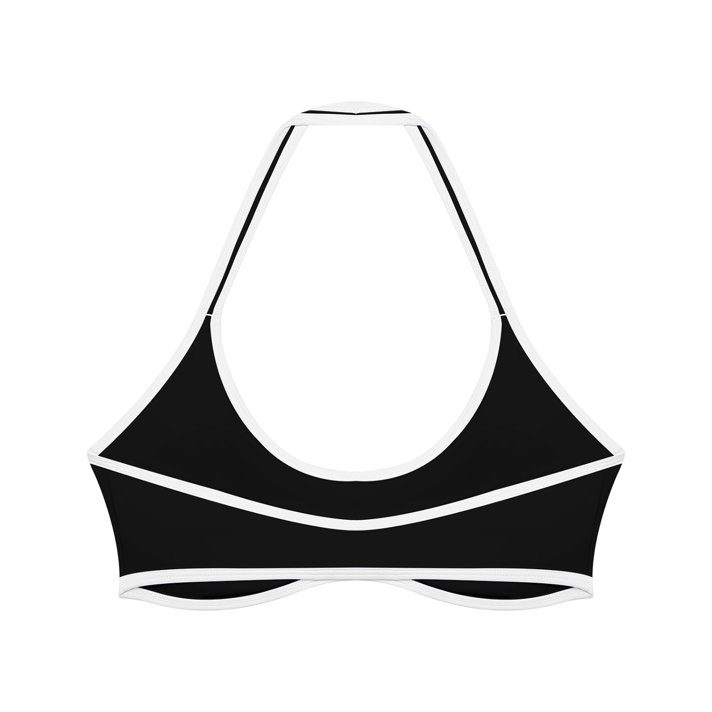 Women's black halter top