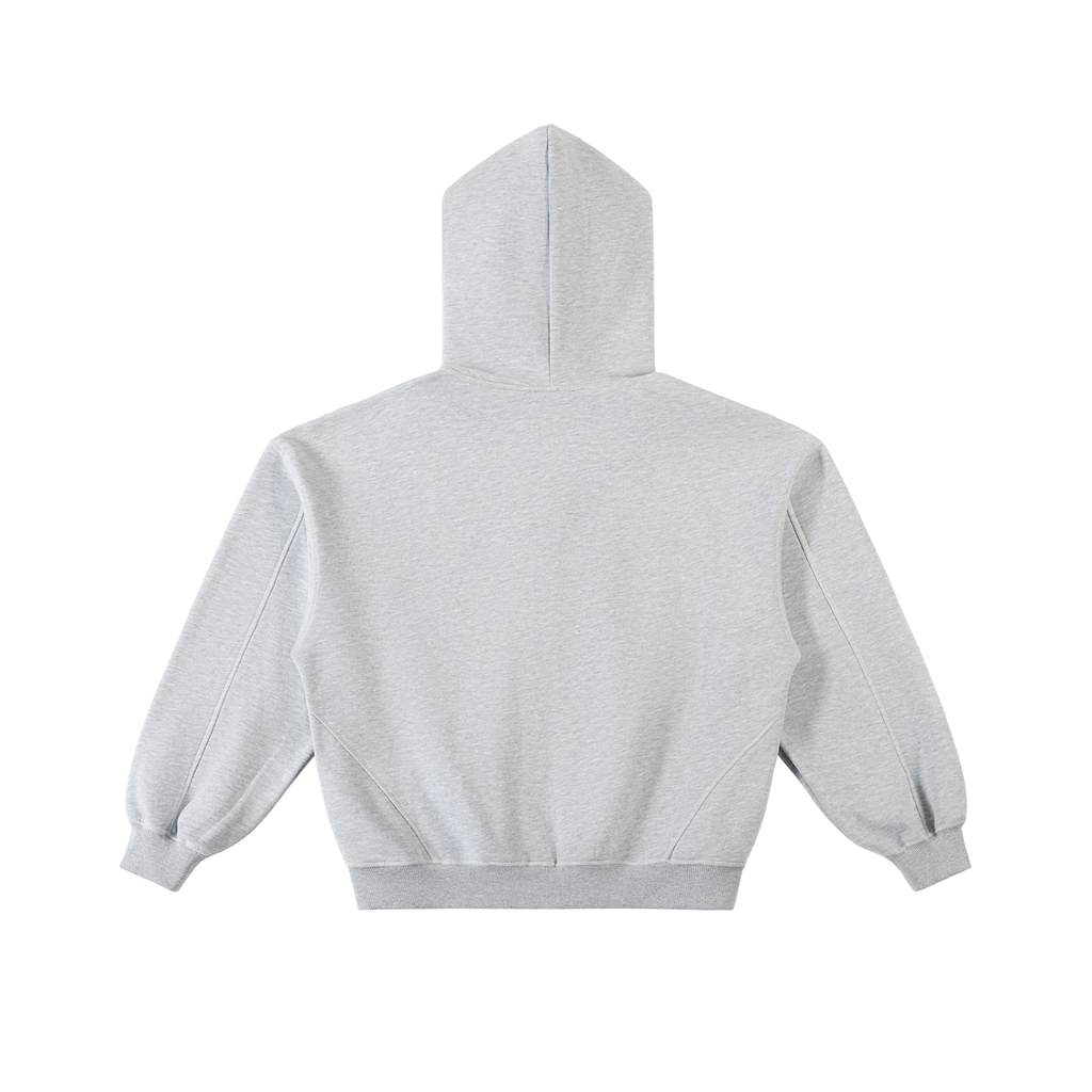 Boxy Fleece Zip Hoodie