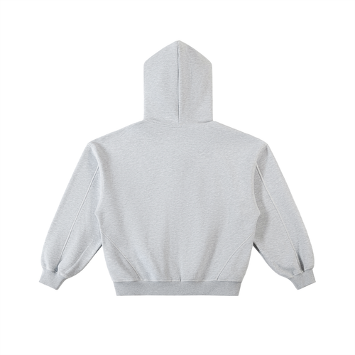 Boxy Fleece Zip Hoodie