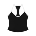 Womens black yoga tank top