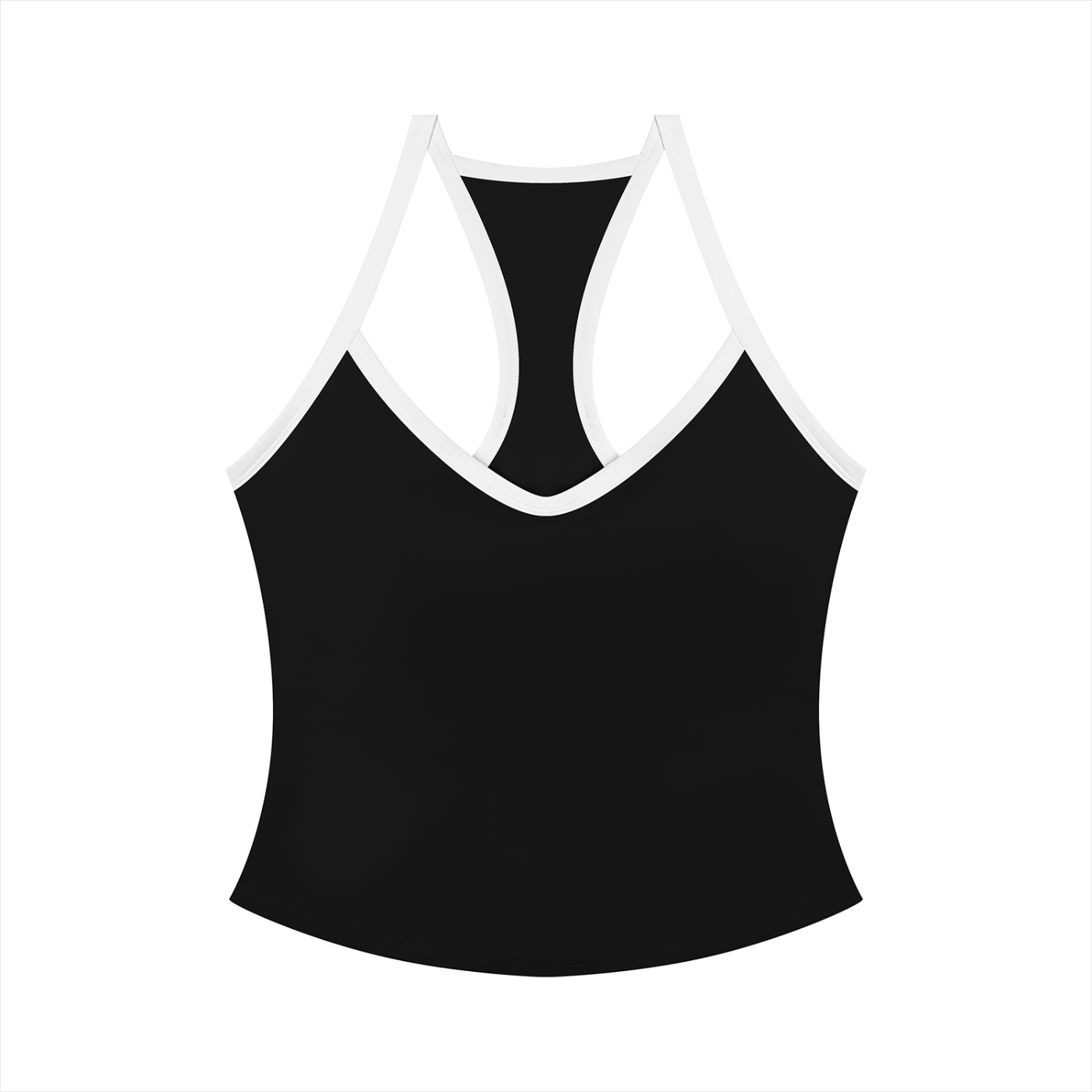Womens black yoga tank top