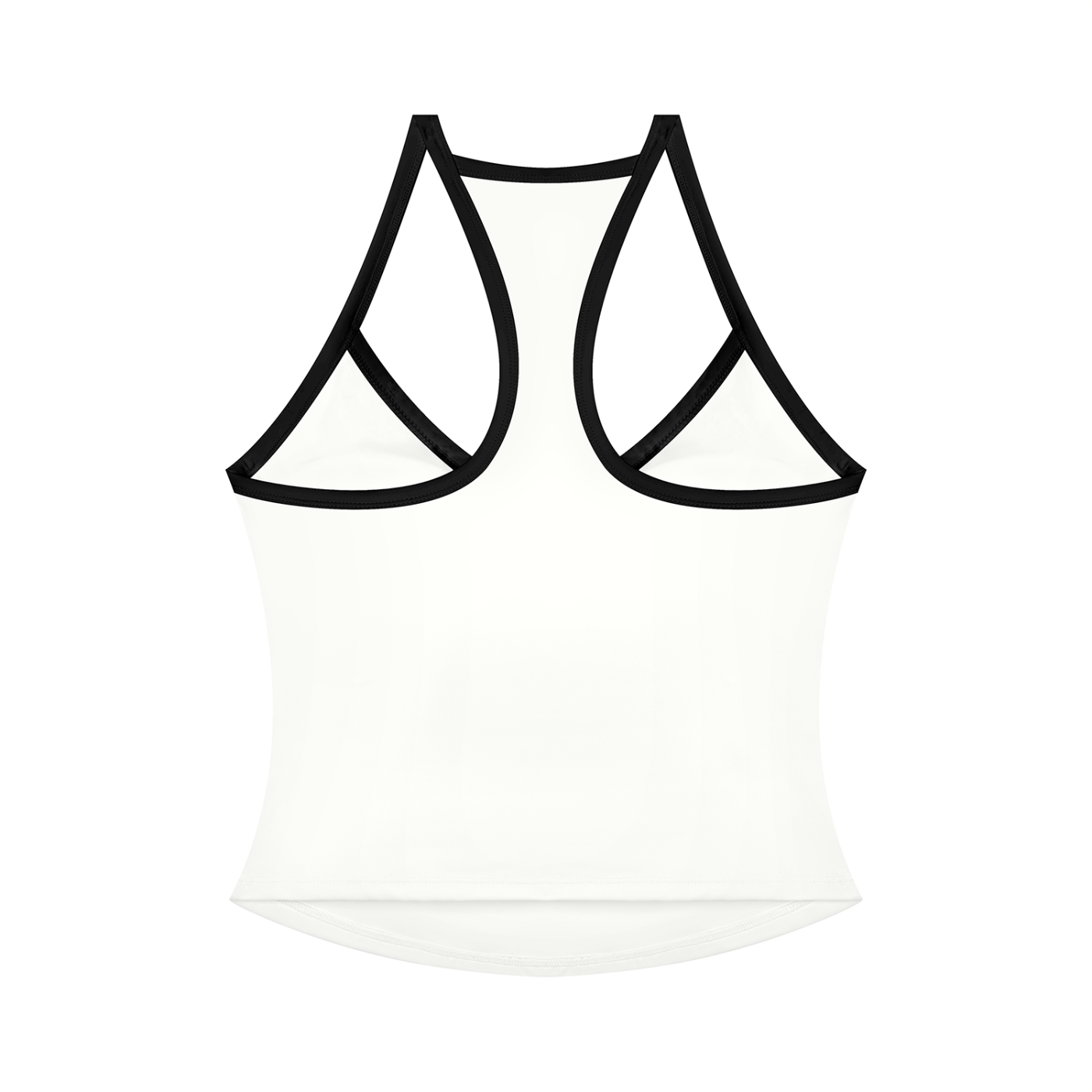 Women’s black and white tank top